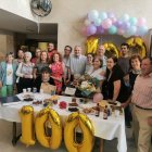 Celebración del centenario de Saturnina Ballano.
