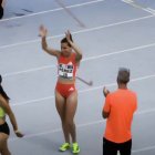 Marta Pérez tras ser tercera en el Desafío Nerja.