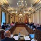 Diputados en el pleno de la Diputación de Soria.