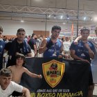 Los púgiles sorianos que participaron en la competición de Zaragoza.