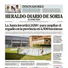 Portada de Heraldo Diario de Soria del 10 de junio de 2025.