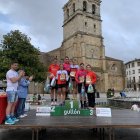 Podio con los mejores en el Regional entre los que se encuentra el soriano Alfonso Izquierdo.