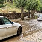 El Soto Playa, de nuevo encharcado tras la tormenta.