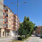 Zona por la que discurrirá el carril bici de Almazán.
