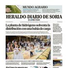 Portada de Heraldo Diario de Soria del 23 de junio de 2025.
