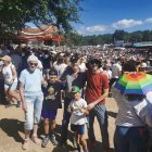 Ambiente previo a la salida de La Saca en Cañada Honda.
