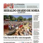 Portada de Heraldo Diario de Soria del 27 de junio de 2025.