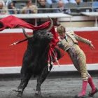 Borja Jiménez durante un festejo.
