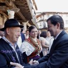 El presidente de la Junta de Castilla y León, Alfonso Fernández Mañueco, clausura el acto de Embutidos Fermín ‘20 años exportando a EEUU’, al que también asiste el presidente de la Diputación de Salamanca, Javier Iglesias García.