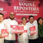 Los ganadores del Campeonato de Castilla y León de cocina y repostería.