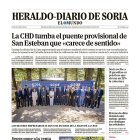 Portada de Heraldo-Diario de Soria de 9 de julio de 2025.