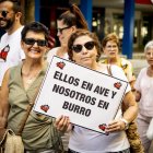 Continuas consignas contra la sucesiva desaparición de los recorridos del tren soriano