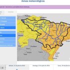 Desde la CHE se recomienda a los ciudadanos estar atentos a la evolución de los datos meteorológicos e hidrológicos.
