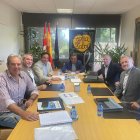 Reunión con el subdirector de Infraestructuras Agrarias de ITACyL,Miguel Ángel García Turienzo.