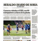 Portada de Heraldo-Diario de Soria de 24 de julio de 2025.