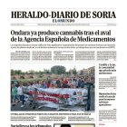 Portada de Heraldo-Diario de Soria de 26 de julio de 2025.