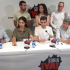 Presentación durante la rueda de prensa de Jóvenes de Soria Ya.