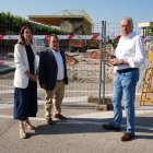Los concejales Izquierdo, De Gregorio y Muñoz Remacha.