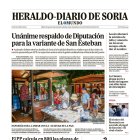 Portada de Heraldo-Diario de Soria de 2 de agosto de 2025