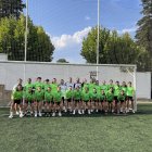 La plantilla del San José femenino que el lunes iniciaba la pretemporada.