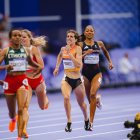 Marta Pérez en las semifinales de París 2024 donde lograba el récord de España de 1.500.