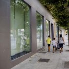 Local donde se encontraba la oficina del Banco Santander en la calle Alfonso VIII.