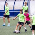 El campo de césped artificial del San Andrés acogió el choque