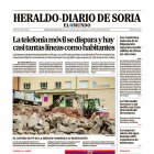 Portada de Heraldo-Diario de Soria de 20 de agosto de 2025.