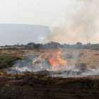 Incendio forestal declarado en el municipio zamorano de Porto.