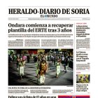Portada de Heraldo-Diario de Soria de 24 de agosto de 2025.