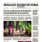 Portada de Heraldo-Diario de Soria de 27 de agosto de 2025.