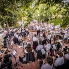 El conjunto de Jose Manuel Aceña llenó la plaza