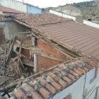 Estado de los inmuebles de Ciria tras el derrumbe.