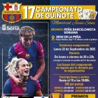 Cartel anunciador del campeonato de la Peña Barcelonista Soriana.