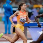 Marta Pérez en la primera de las series clasificatorias del Mundial de Tokio.