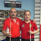 Los jugadores del Círculo Amistad Numancia Camarero y Cortés.