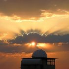 Cúpula del observatorio de Borobia en una imagen de archivo.