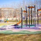 Parque en el barrio de Santa Bárbara.