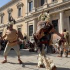 Actuación de Tierraquemada a las puertas del Museo Arqueológico Nacional de Madrid