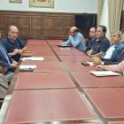 Reunión de la Subdelegación del Gobierno con organizaciones profesionales agrarias en la mañana de este martes.