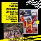 Curso de motocross impartido por Daniela Guillén.