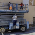 Obras en una vivienda en la provincia.