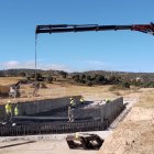 Foto de las obras de la Langa-Aranda compartida por Esther Peña.
