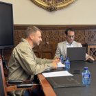 Enrique Rubio presidiendo la comisión de Cultura.