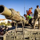 Los niños conocieron los Centauros y las armas del Ejército