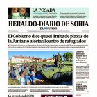 Portada de Heraldo-Diario de Soria de 26 de septiembre de 2025.