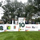 Presentación del torneo en las instalaciones del Club de Golf Soria en Pedrajas.