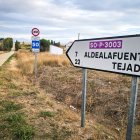 La carretera de Aldealafuente es una de las que se va a arreglar.