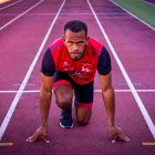 David José Pineda en las instalaciones del Estadio de Los Pajaritos.