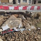 Imagen del nuevo derrumbe.